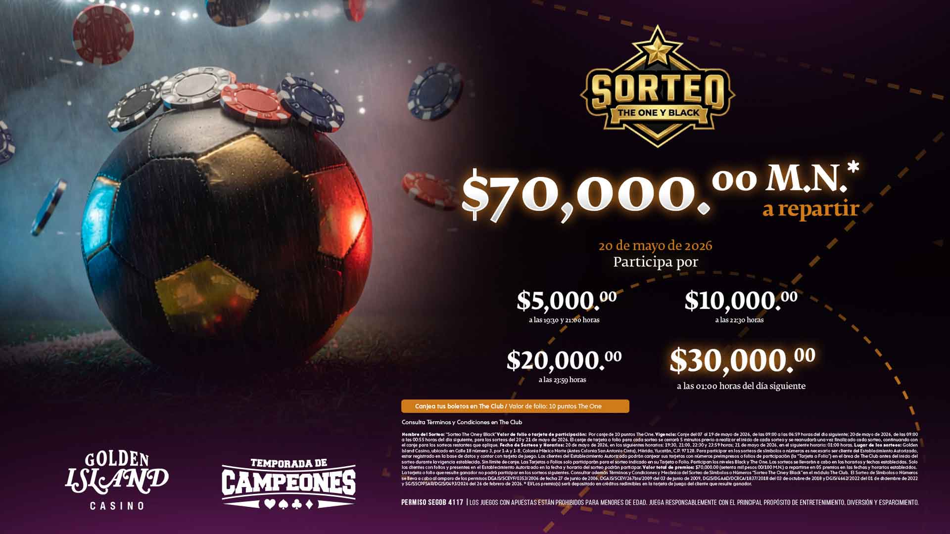 Sorteo The One y Black